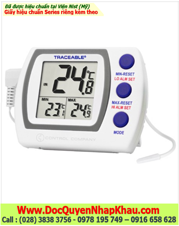 Traceable 4727, Nhiệt kế Tủ lạnh Tủ đông –50°C đến 70°C Traceable @ 4727 Memory Monitoring Plus Thermometer 